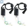 2Pcs Ignition Coils & Spark Plug Caps for Honda CB350 CL350 SL350 CL450 CB450 (1968–1974)