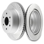 Set of 4 Drilled Disc Brake Rotors for Silverado Sierra Suburban Tahoe