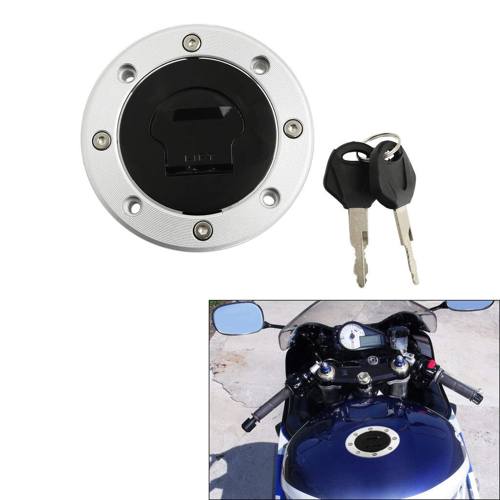 Fuel Tank Gas Cap Cover for Suzuki Katana GSXR600 (1997–2003) GSXR750 (2001–2003)