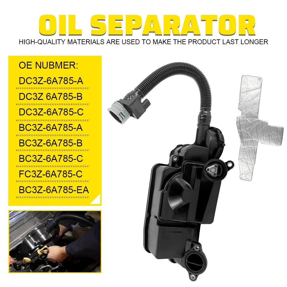 PCV CCV Oil Separator Assembly for Ford Super Duty 6.7L Diesel (2011–2016)