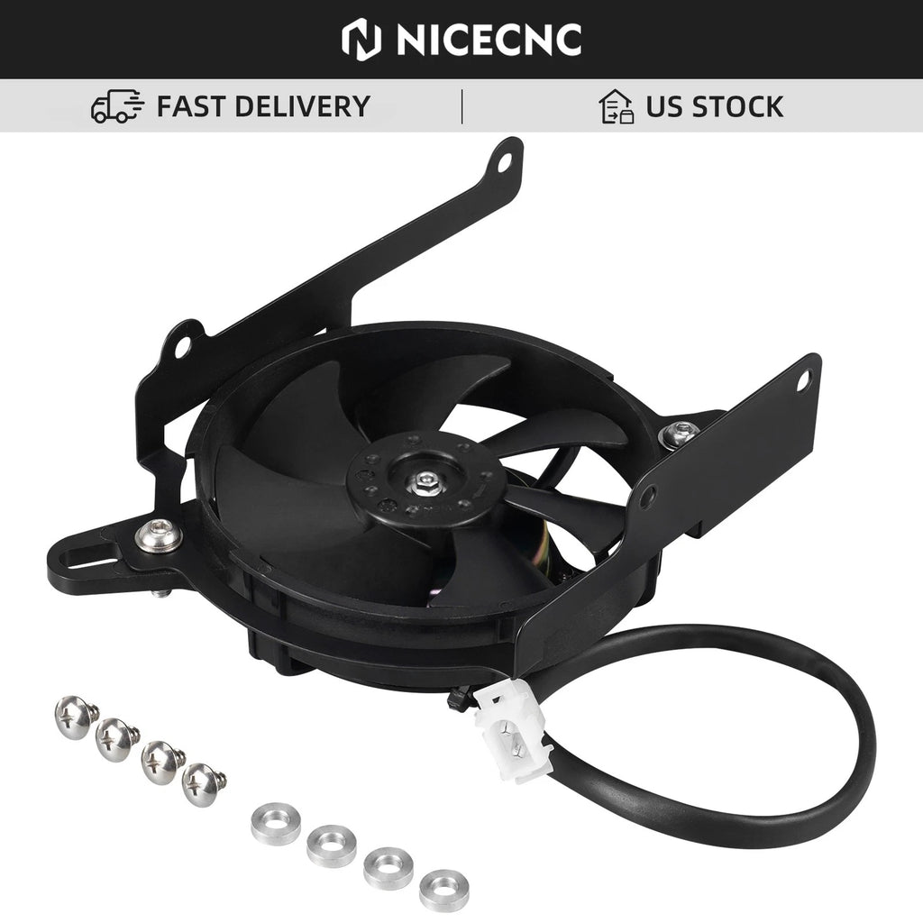 NICECNC Radiator Cooling Fan Kit for KTM 125 250 300 350 450 SX XC F (2023–2025)