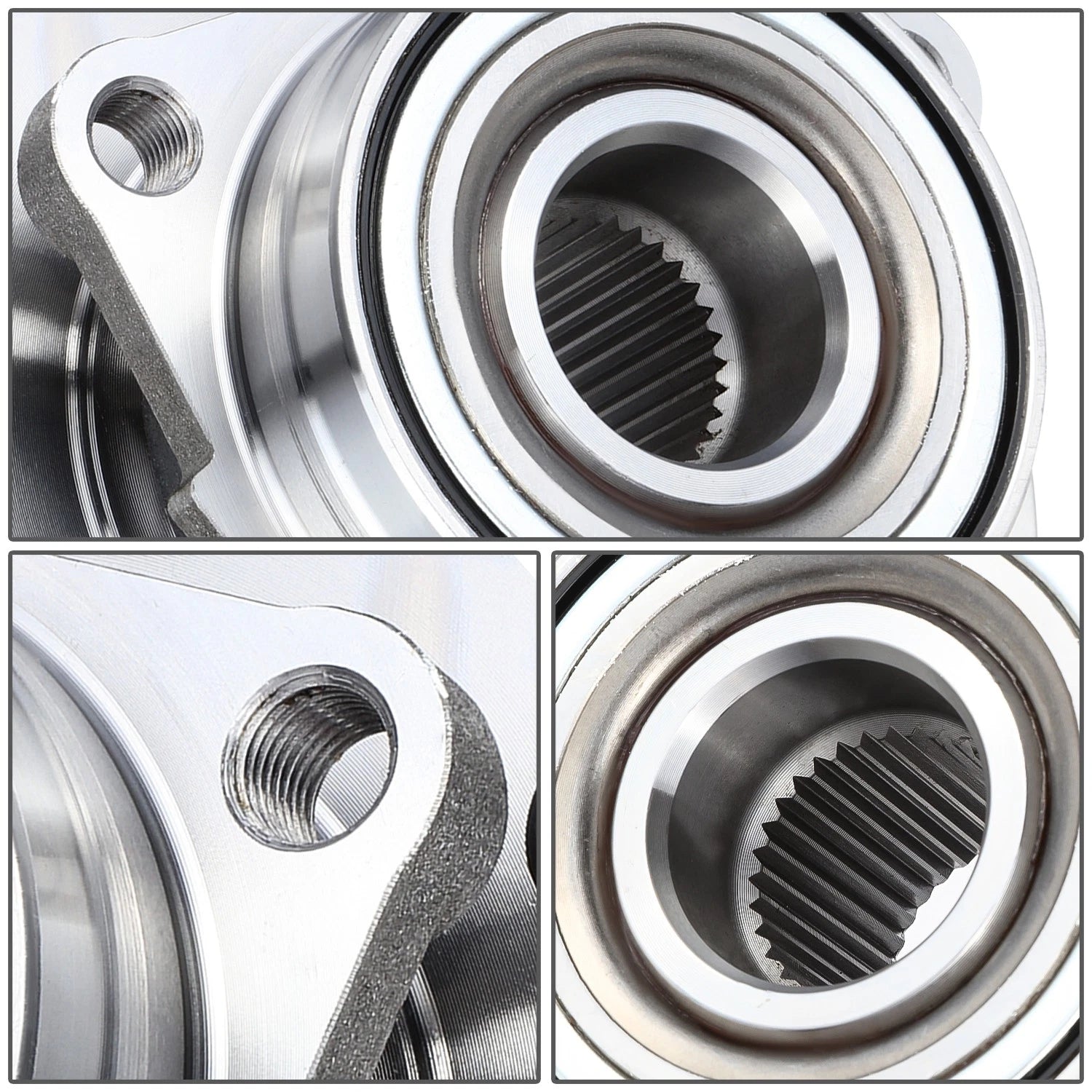 Set of 2 Wheel Bearing & Hub for Ford F150 Heritage F250 (1997–2004)