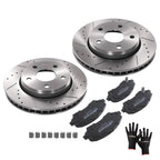 Front Brake Rotors and Pads Kit for Jeep Wrangler (2007–2018) S53040 P1273