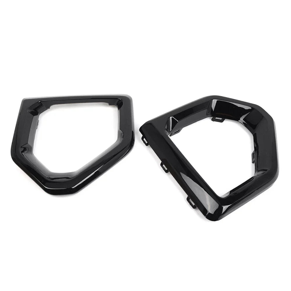 Fog Light Lamp Outer Bezel Cover Pair for GMC Sierra 1500 (2014-2018)