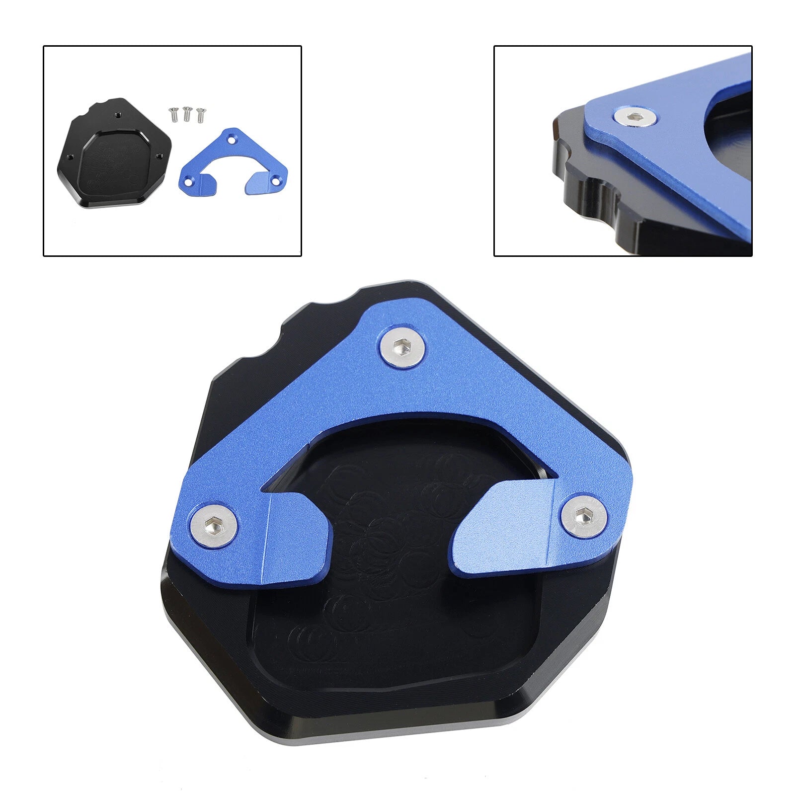 Kickstand Enlarger Plate Pad for Yamaha Tenere 700 (2019–2023)