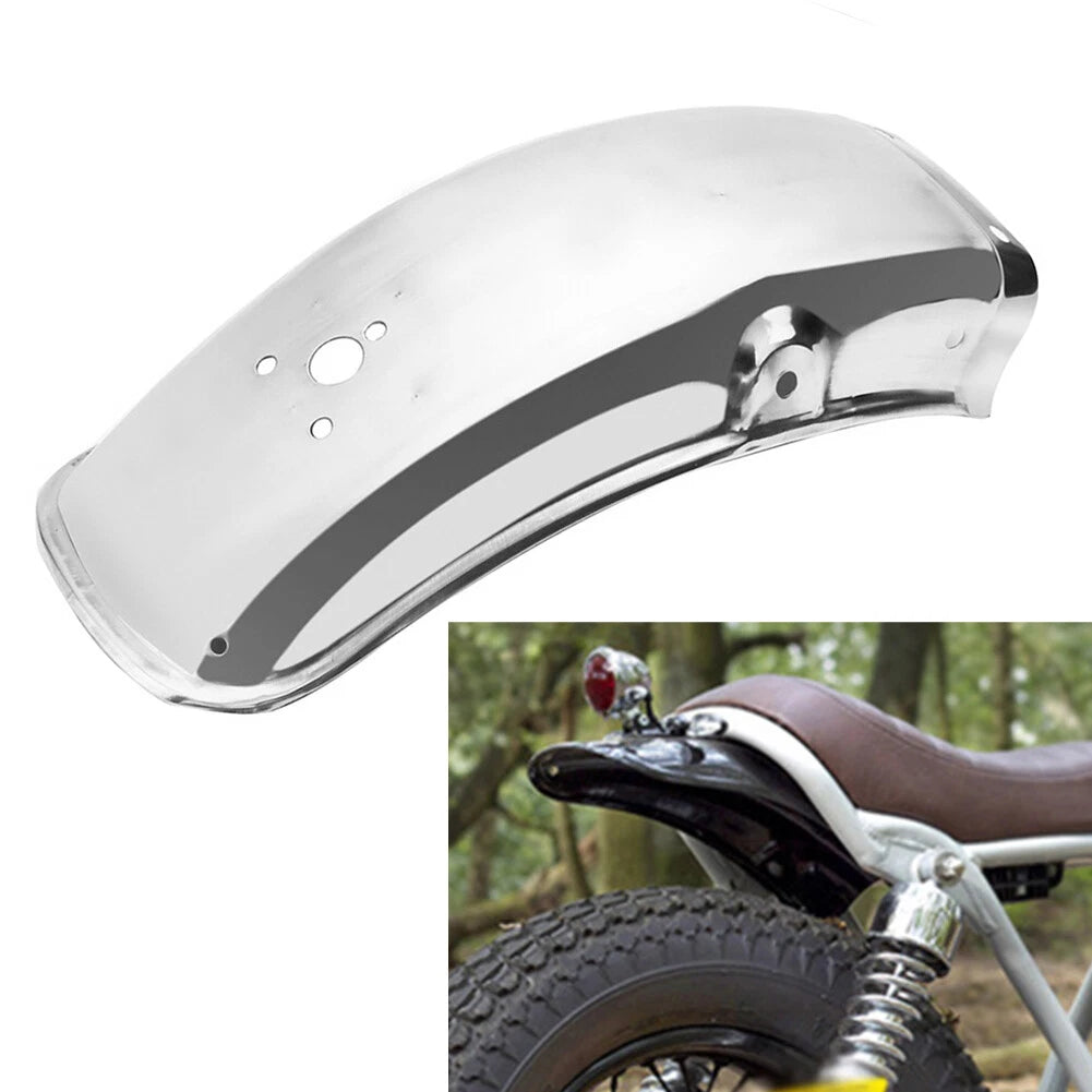 Rear Fender Mudguard for Suzuki GN125/GN250 (2000–2023) Chrome Stainless Steel
