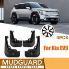 Mudguards for KIA EV9 Non Deformation Black Color