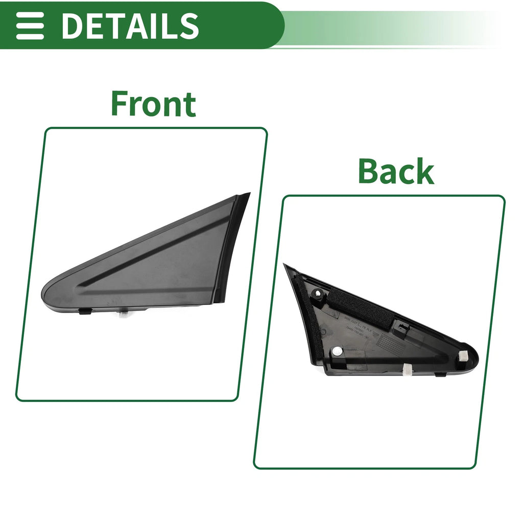 Front Left Side Door Pillar Window Trim for Honda Civic (2012–2015) No. 75495TR0A01
