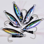 Fast Sinking Metal Spoon Jig Lure for Freshwater & Saltwater Fishing