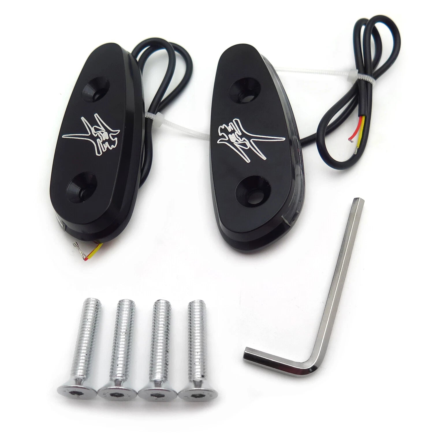 Mirror Block Off Base Plate with LED Signal for Suzuki GSX-R 600 750 1000 (2020)