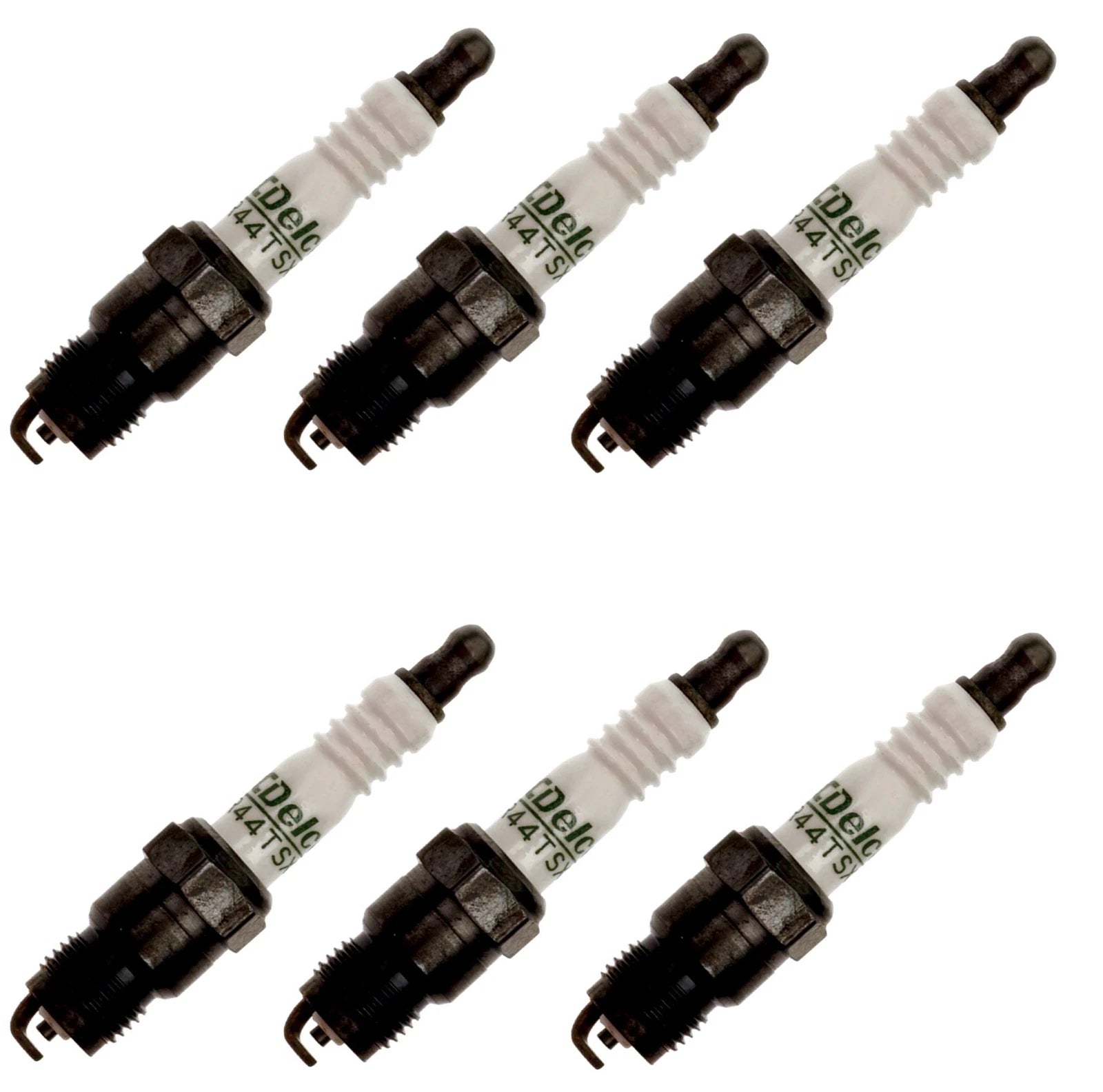 Set of 6 Spark Plugs for Buick Century, Chevy Monza, Oldsmobile, Pontiac V6