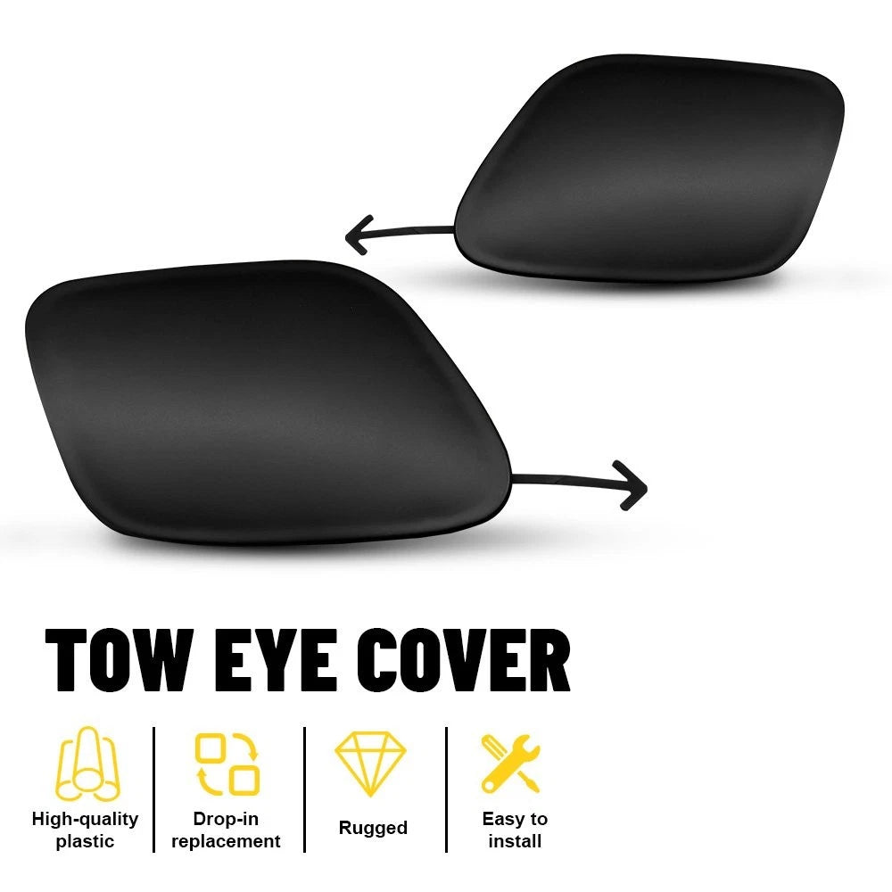 2X Tow Hook Eye Cap Cover for Toyota Prius (2019–2023)