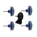 Lawn Mower Sharpener Kit with 4 Corundum Grinding Stones 50x60mm