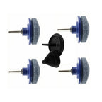 Lawn Mower Sharpener Kit with 4 Corundum Grinding Stones 50x60mm