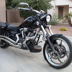 Engine Guard Highway Crash Bar for Harley FLSTC FLSTNI FLSTN FLSTCI FLSTF FLSTFI (2000–2017)