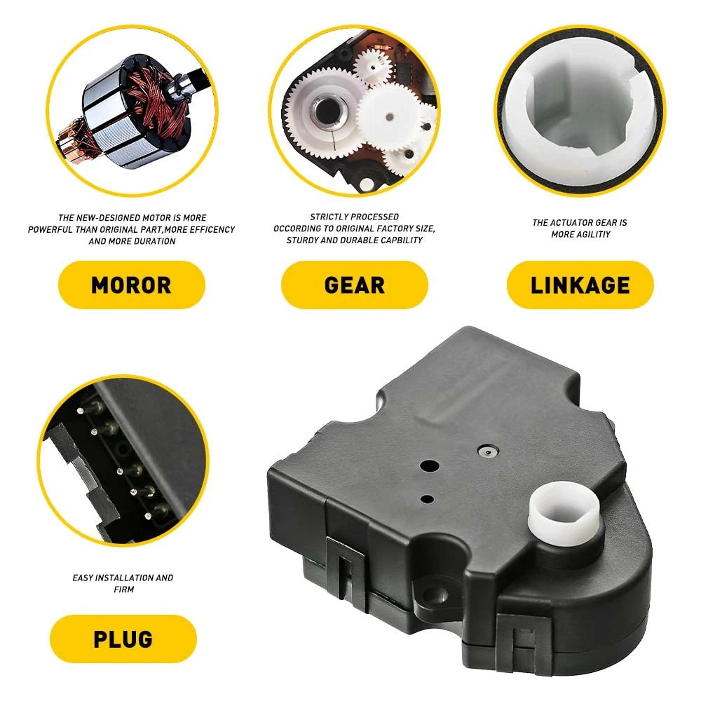 HVAC Air Blend Door Actuator for Chevy Silverado GMC Sierra (2007â2014)