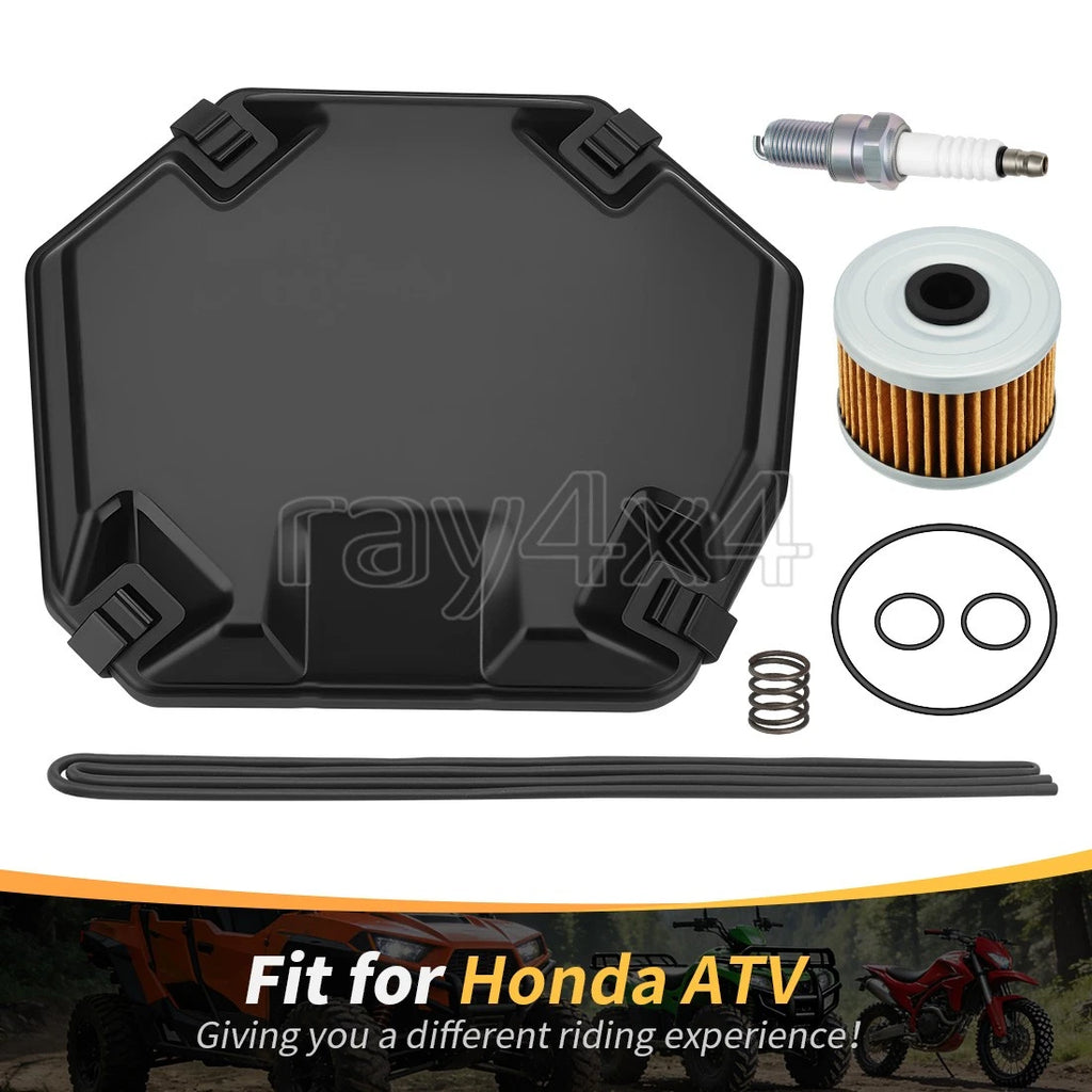 Oil Filter & Spark Plug Kit for Honda TRX300FW (1998–2000)