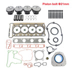 Piston and Head Gasket Set for Audi VW A4 Q5 Jetta GTI Passat EOS (2006-2016)