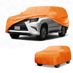 Waterproof Car Cover for Lexus GX (2010–2023) - Orange Cotton, Zipper