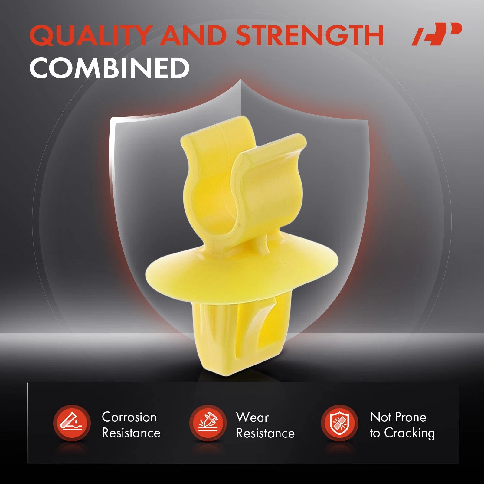 50x Nylon Hood Prop Support Rod Clips for Jeep Compass