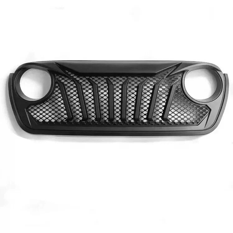 Front Shark Grille for Jeep Wrangler JL JLU Gladiator JT (2018–2024)
