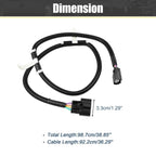 FC3Z14A412A Tailgate Rear Camera Wiring Harness for Ford Super Duty (2015–2016)