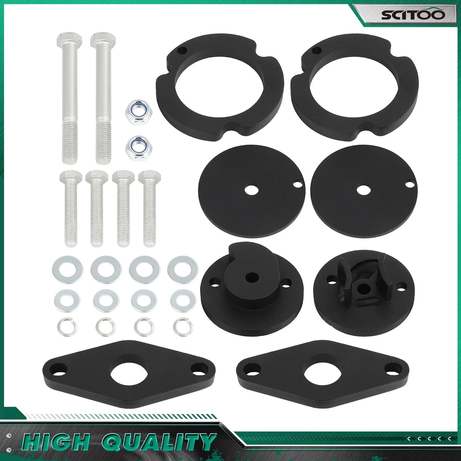 2.5" Front & Rear Leveling Kit for Jeep Grand Cherokee WK (2011–2022)