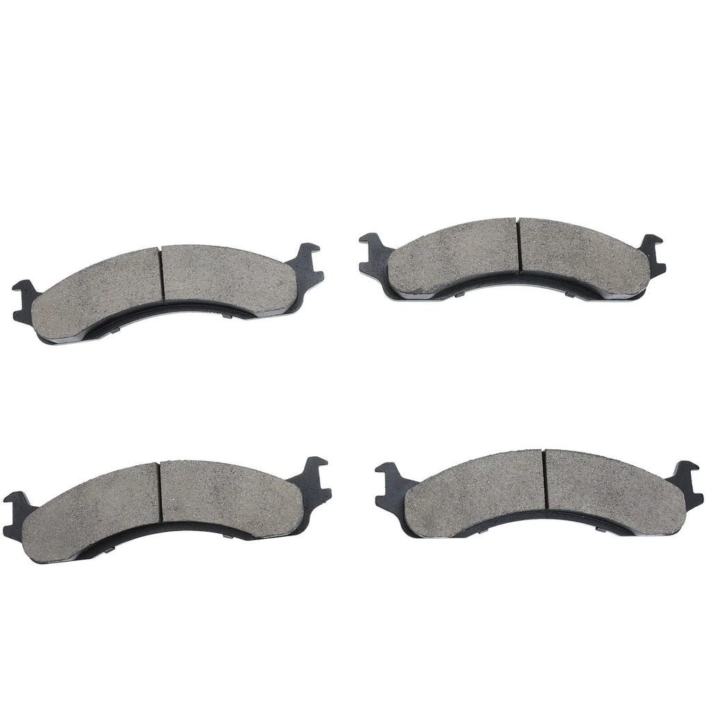 Set of 4 Disc Brake Rotors & Ceramic Pads for Ford E-250 (2003–2007)