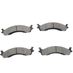 Set of 4 Disc Brake Rotors & Ceramic Pads for Ford E-250 (2003–2007)