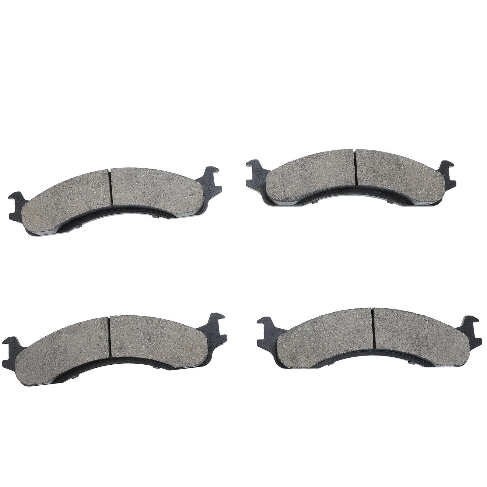 Set of 4 Disc Brake Rotors & Ceramic Pads for Ford E-250 (2003–2007)