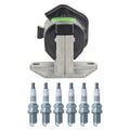 Set of 6 Bosch Ignition Coils & NGK G-Power Spark Plugs for 300SL RL Golf MX-3 D150 V6