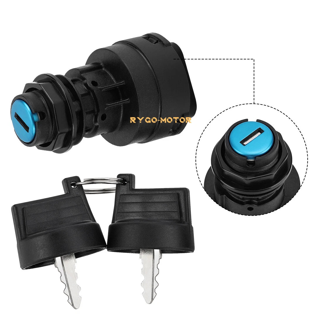 Ignition Key Switch for Polaris Sportsman 850 XP 1000 (2021–2024) 4017237 4080413