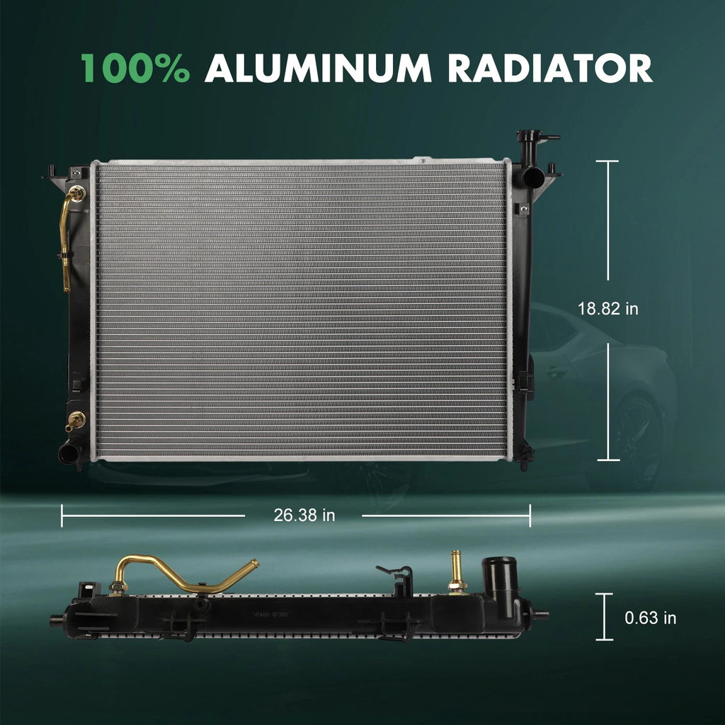 Radiator for Hyundai Santa Fe, Kia Sorento (2010–2018)