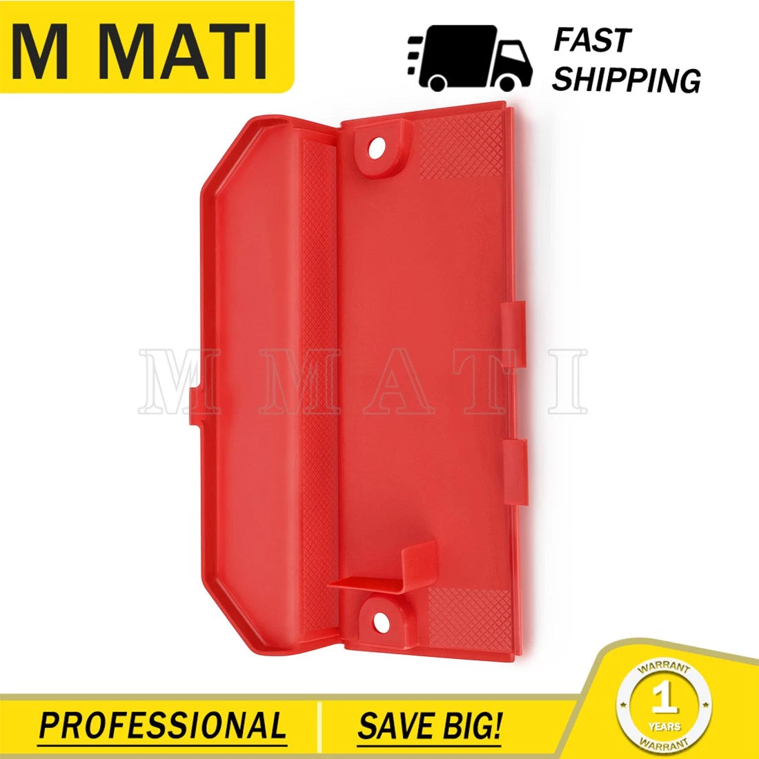 Red Plastic Battery Cover for Honda Fourtrax 300 TRX300 (1988–2000)