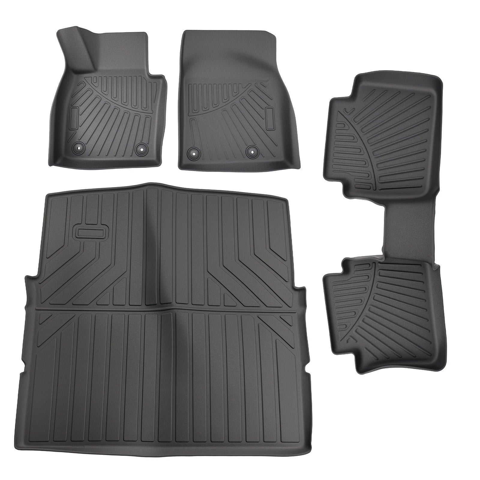 Set of 4 Carpet Floor Mats for Mazda CX-50 (2023–2025) Black TPE All-Weather