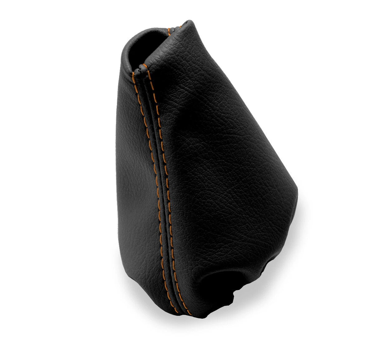 Leather Manual Shift Boot Cover for BMW E21 E12 (1975–1984) Black Orange Stitch