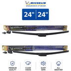 Set of 2 Michelin Endurance XT Beam Wiper Blades for Mazda (2000–2006)