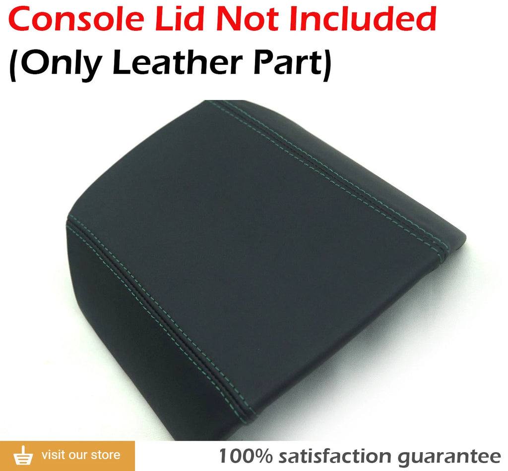 Center Console Armrest Cover for Camaro (2010–2015) Green Stitch