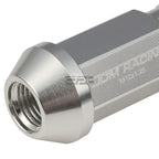 20 PCS Open End M12x1.25 50mm Tall Lug Nut Set + Lock Key for Universal JDM