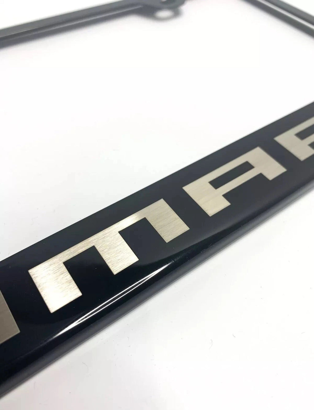 License Plate Frame Black Stainless Steel for Chevrolet Camaro (2010–2025)