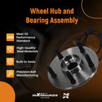 Front Wheel Hub and Bearings for Dodge Ram 1500 (2002–2005)