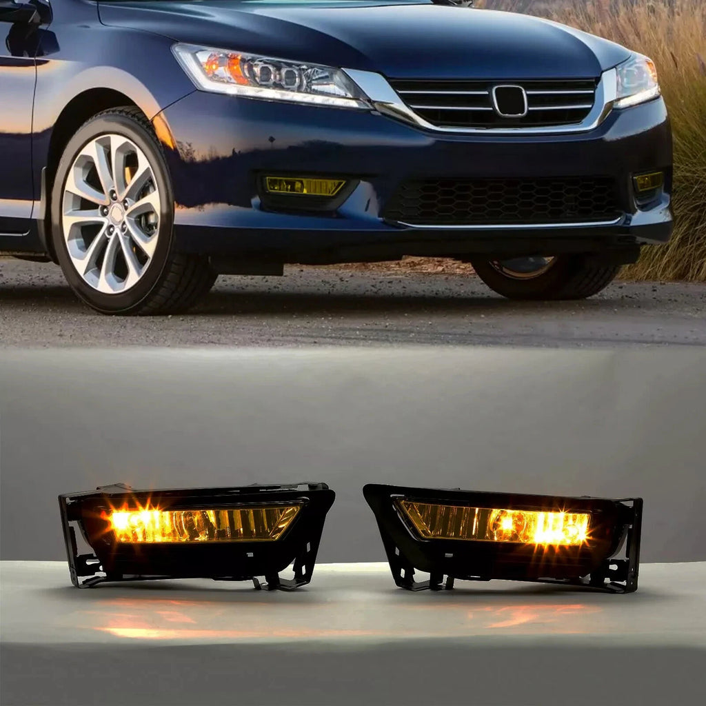 Fog Lights for Honda Accord Sedan (2013-2015) Amber Lens