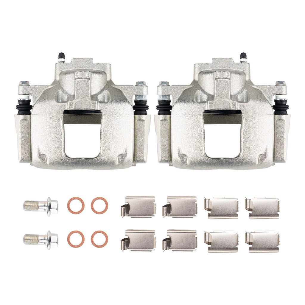 Front Brake Caliper with Bracket for Jeep Wrangler and Dodge Grand Caravan (Pair) (2008–2020)