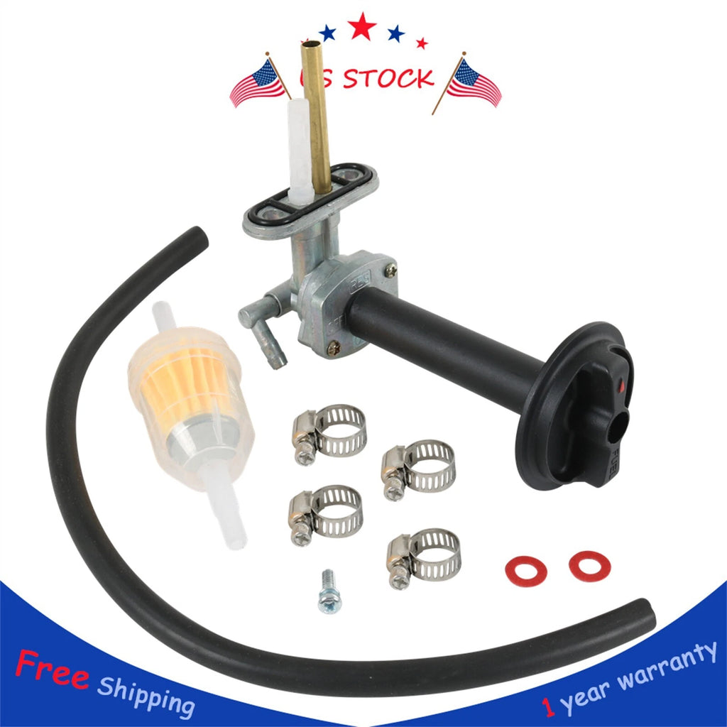 Fuel Valve Petcock & Lever Screw for Kawasaki Prairie 400 (1999–2002)