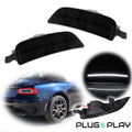 Smoke Lens White LED Rear Side Marker Lights for Mazda Miata MX-5