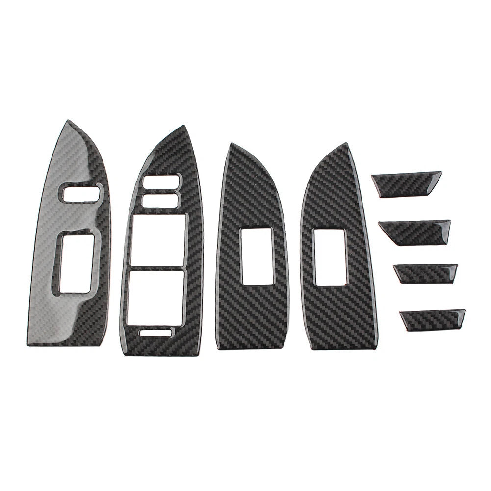 Set of 8 RHD Window Lift Switch Panel Covers for Toyota Prius (2012–2015)