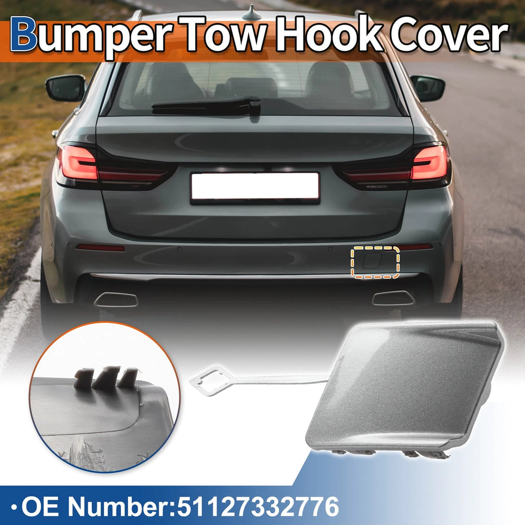 Rear Tow Hook Cover for BMW 5-Series F10 (2011–2017) No. 51127332776 Space Grey
