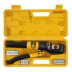 Set of 10 Cable Crimping Tools with 9 Dies for Electrical Wire Terminals