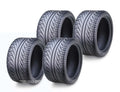 Set of 4 215/35-12 Tires for Golf Cart ATV (14004)