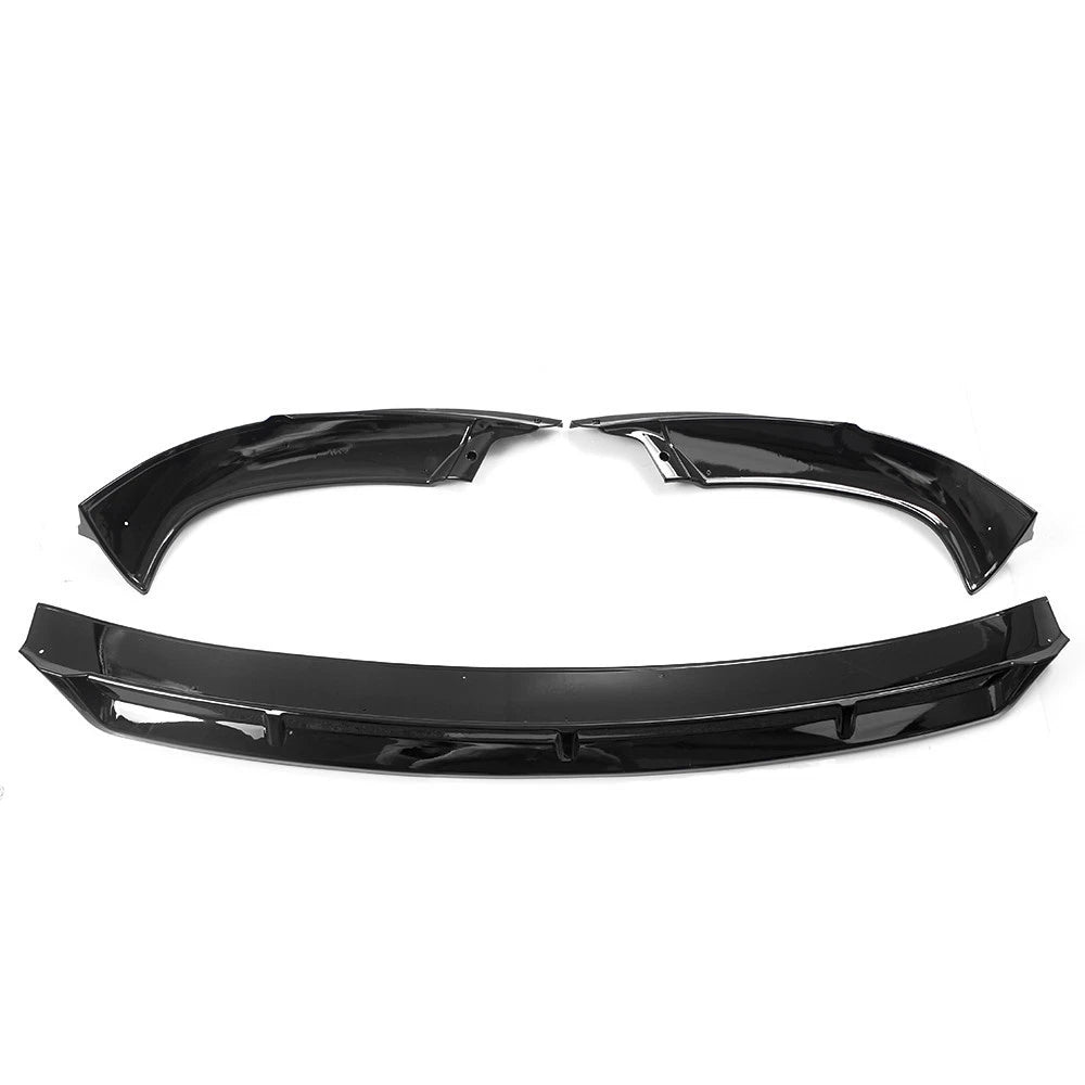 Glossy Black Front Bumper Lip Splitter for Model Y (2020–2024)